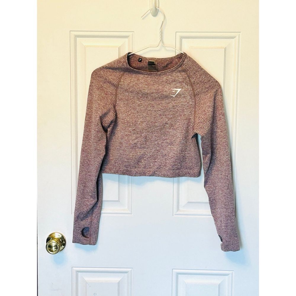 Gym shark LS Crop shirt - size medium
